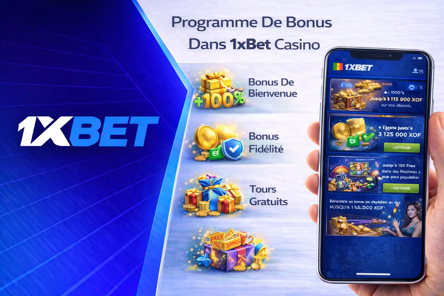 Programme De Bonus Dans 1xBet Casino