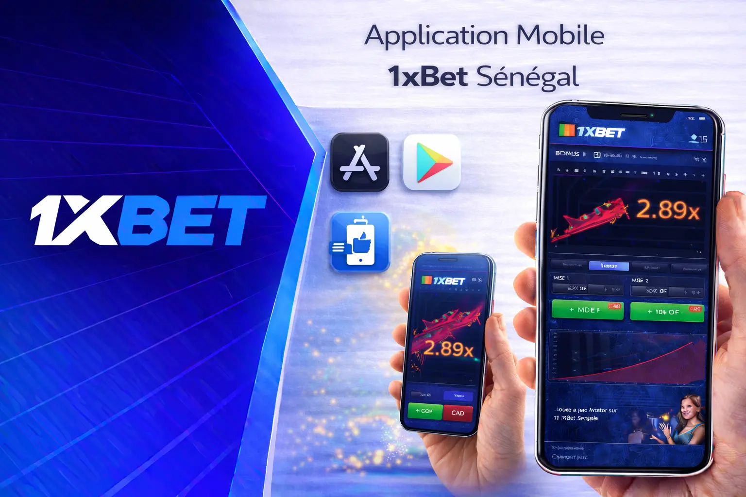 Application Mobile 1xBet Sénégal