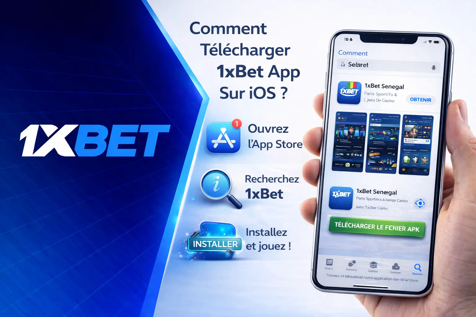 Comment Télécharger 1xBet App Sur iOS?