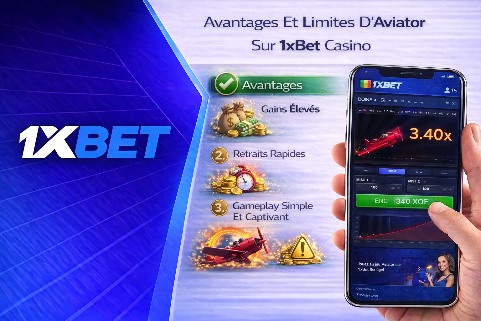 Avantages Et Limites D'Aviator Sur 1xBet Casino